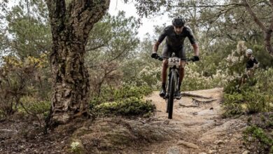 XTERRA / immagine di un triatleta nell'XTERRA Costa Brava