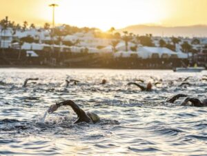 IRONMAN/ imagen de la natación en Puerto del Carmen