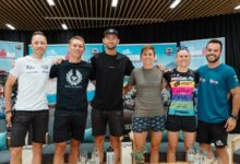 Kenneth Vandendriessche, Cameron Wurf, Sam Laidlow, Lenny Ramsey, Lydia Dant y Fabio Cabrera