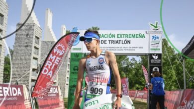 FEXTRI/imagen de un triatleta en mérida