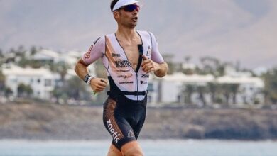 IRONMAN/ Jordi Montraveta en course à Lanzarote