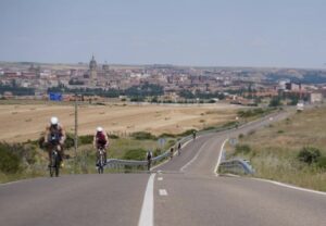 FETRI/ immagine di triatleti a Salamanca