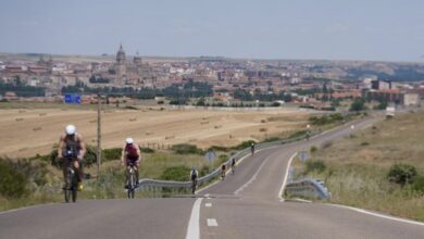 FETRI/ image of triathletes in Salamanca