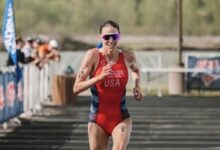 Instagram/ Gwen Jorgensen en competición