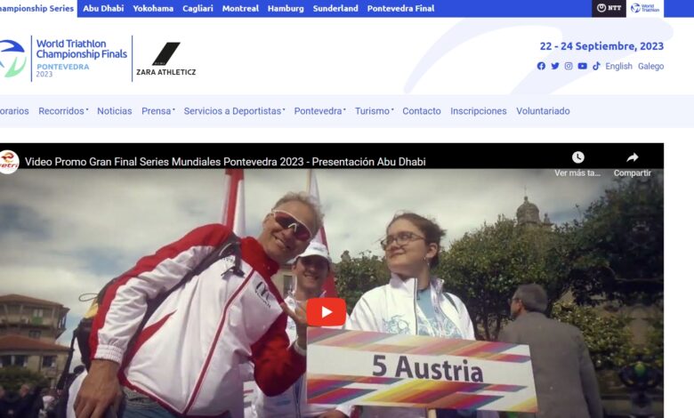 Capture from the official website of the Grand Final of the Pontevedra World Series