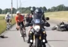 Reprofoto Ironman Hamburg /Momento del accidente en el IM Hamburg