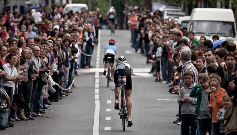 Bild des Radsportsektors des Zarautz-Triathlons