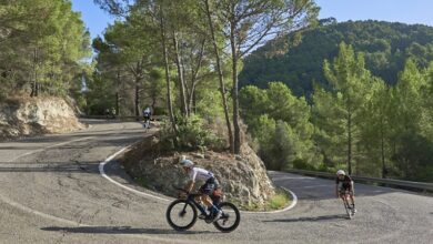 Imagen del sector ciclista del Challenge Peguera