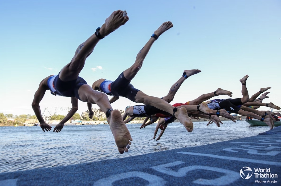 Worldtriathlon/ salida de las WTCS Montreal