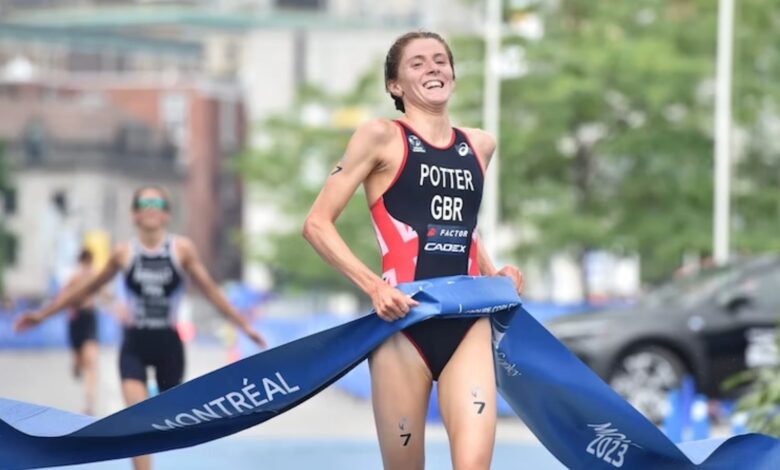 WorldTriathlon/ Beth Potter winning in Montreal