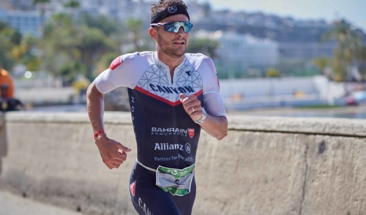 Felix Rüdiger/ Jan Frodeno corriendo en Ibiza