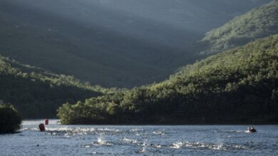 Instagram/ Imagen de la natación en el triatlón de Riaza