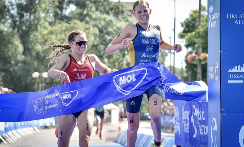 Worldtriathlon/ Noelia Juan in the sprint in Tiszaujvaros