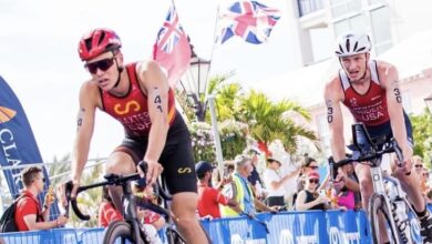 @worldtriathlon/ Sergio Baxter en compétition