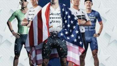 Affiche avec des pros masculins du PTO US OPEN