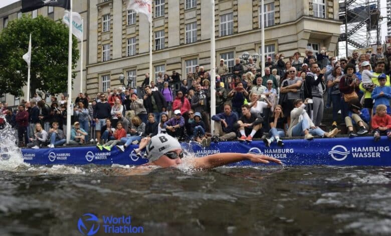 WorldTriathlon/ natación en las WTCS de Hamburgo
