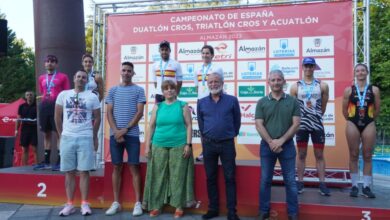 FETRI/ Podium der spanischen Aquaathlon-Meisterschaft 2023