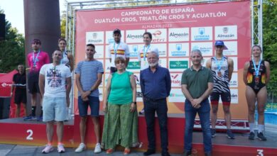 FETRI/ podio del Campionato spagnolo di Aquaathlon 2023