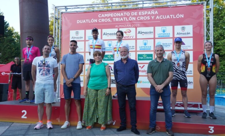FETRI/ podium du Championnat d'Espagne d'Aquaathlon 2023