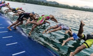 FETRI/ Salida de natación en el lago de Banyoles