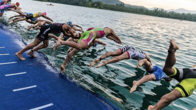 FETRI/ Salida de natación en el lago de Banyoles