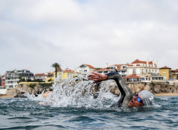 Nadador en la Swim Challenge Cascais