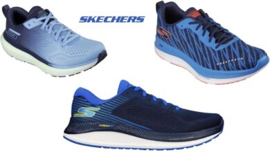 3 chaussures Skechers avec fibre de carbone :