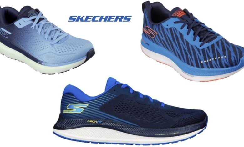 3 Skechers-Schuhe mit Carbonfaser: