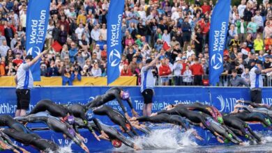 UK Triathlon/ start of the WTCS Leeds