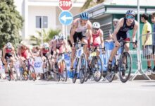 Worldtriathlon / Bild des Radsportsektors der WTCS
