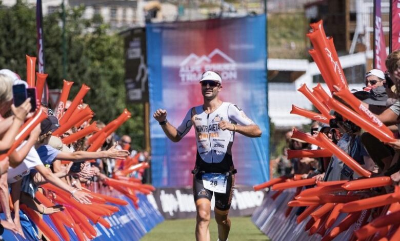 @alpetriathlon / Jordi Montraveta at the Alpe d'Huez Triathlon,