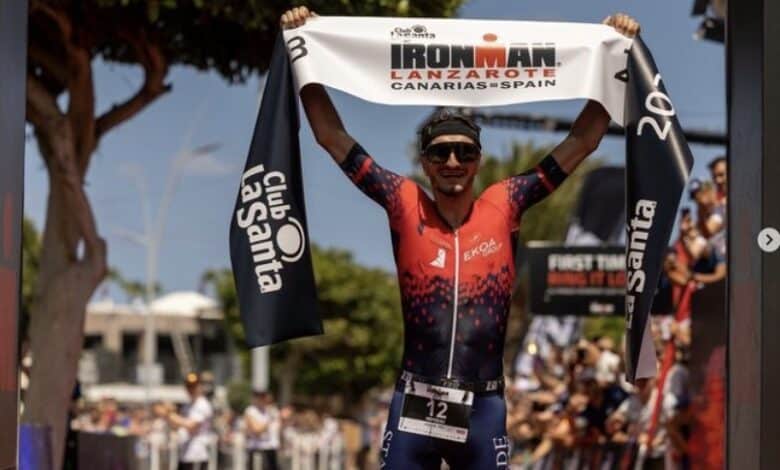 @activimages/ Arthur Horseau, winner of Club La Santa IRONMAN Lanzarote