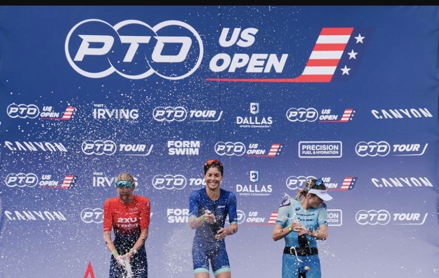 PTO/ The women's podium of the PTO US OPEN 2022