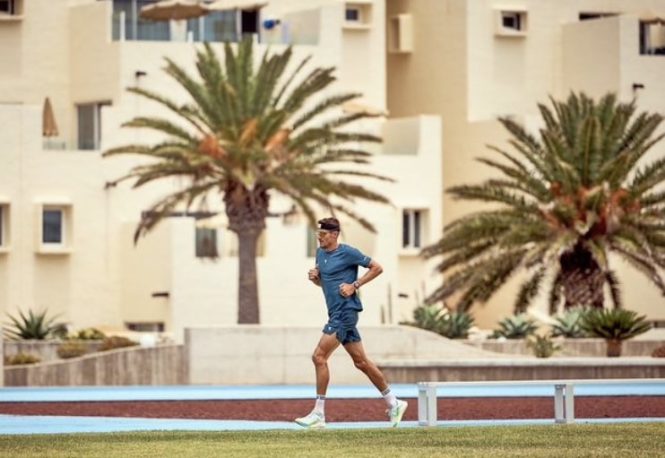 @jamesmitchell5/ Jan Frodeno entrenando en el Club La Santa