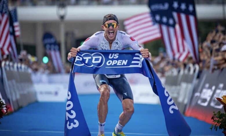 PTO/ Jan Frodeno winning the PTO Us Open