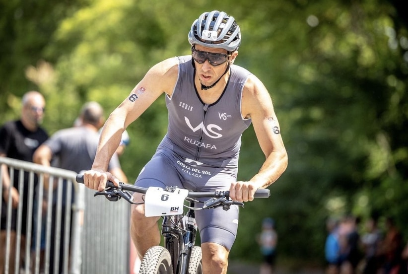 @carelduplessis/ Rubén Ruzafa en el Xterra Short Track Bélgica 2023.