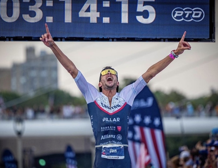 Instagram/ Jan Frodeno ganando el PTO Us Open