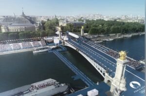 WorldTriathln/ imagen de como será el triatlón en París 2024