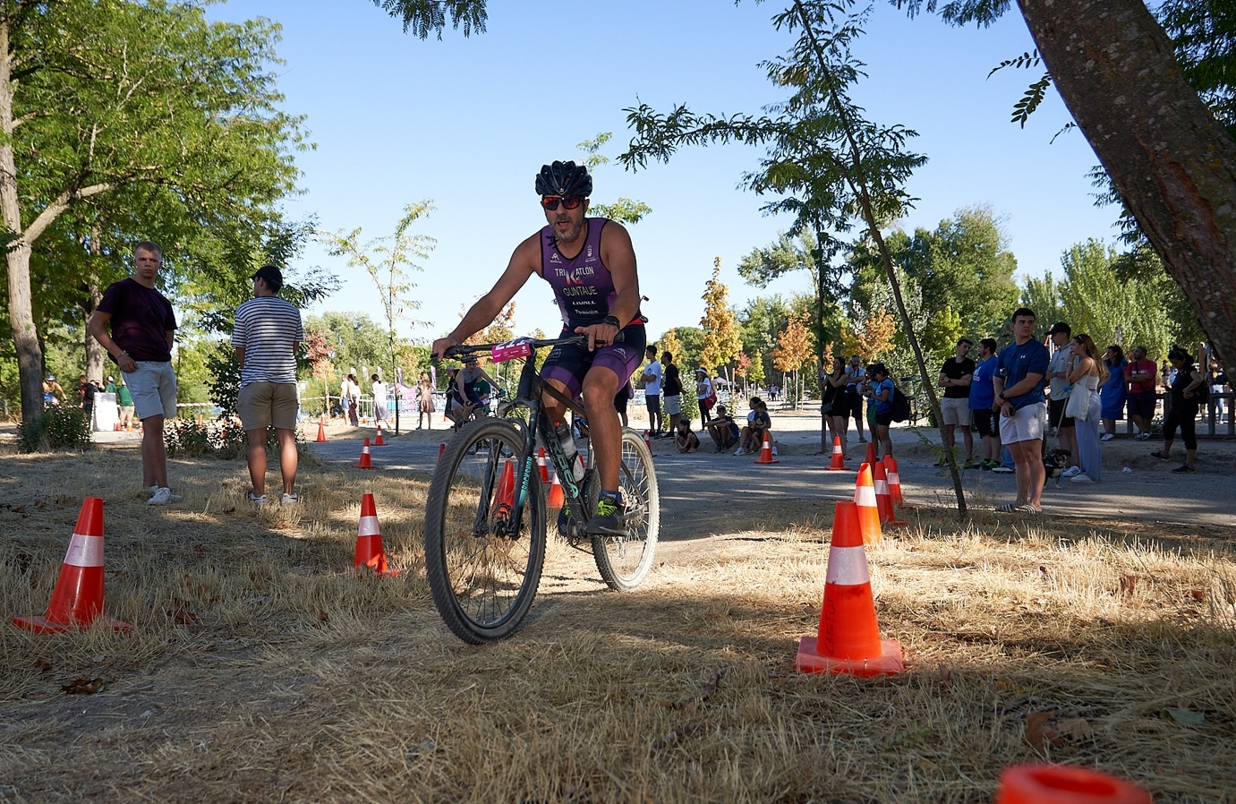 Un triatleta en el Madrid Triatlón Cross