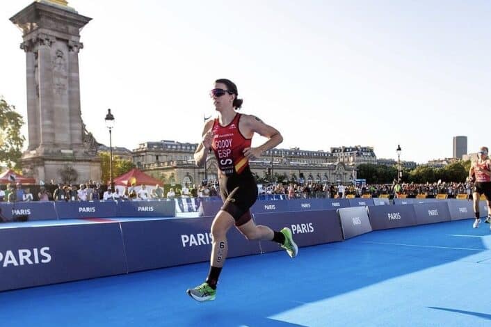 @worldtriathlon/ Anna Godoy dans l'épreuve test