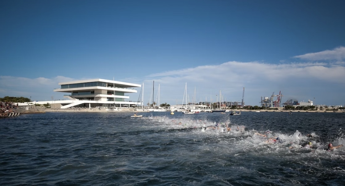 WorldTriathlon/ Imagen de la natación en la Copa del Mundo de Valencia