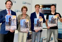Bild der Präsentation des Santander City Triathlon 2023