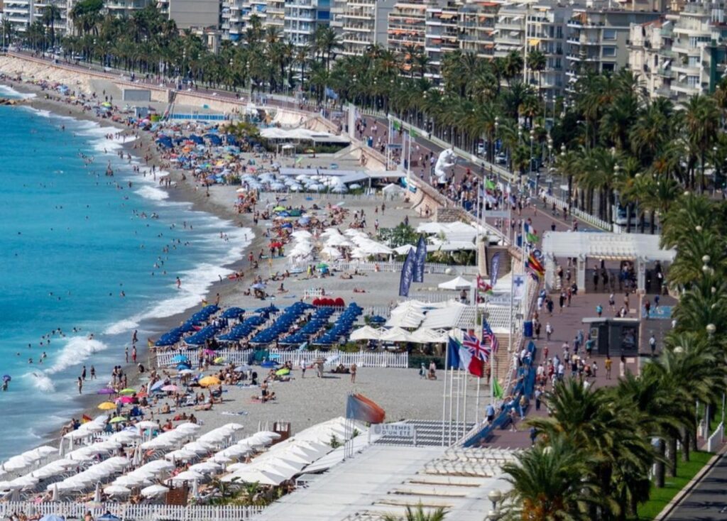 IRONMAN/ Imagen de la Playa de Niza