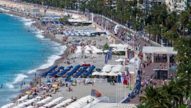 IRONMAN/ Imagen de la Playa de Niza