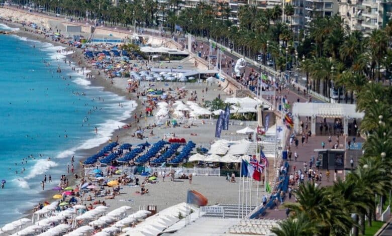 IRONMAN/ Imagen de la Playa de Niza