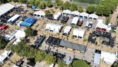 Imagem aérea da Festibike