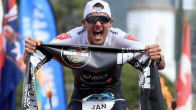 IRONMAN/ Jan Frodeno vencendo o campeonato mundial IRONMAN