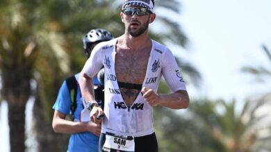 Donald Miralle for IRONMAN / Sam Laidlow running in Nice