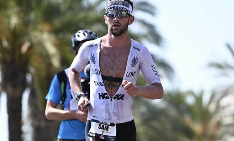 Donald Miralle for IRONMAN / Sam Laidlow running in Nice