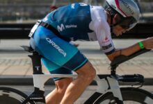 Instagram/ Javier Gómez Noya auf dem Fahrrad